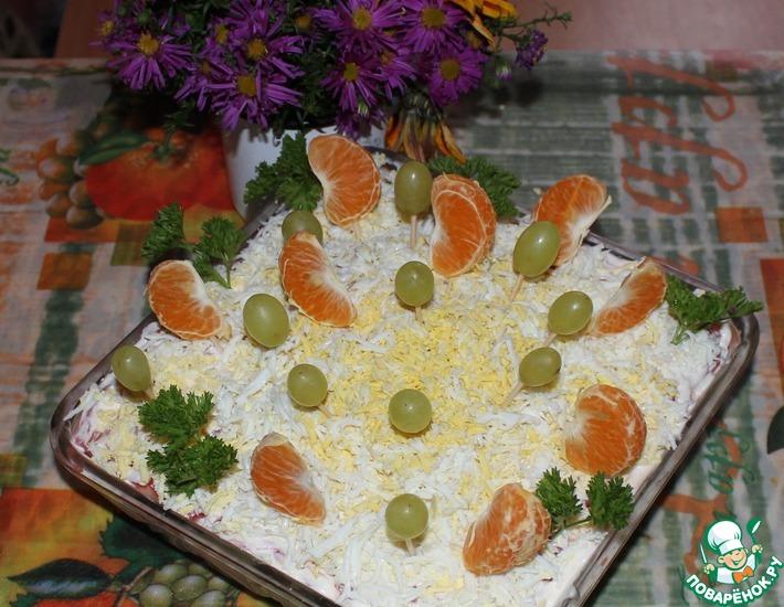 Рецепт: Салат Праздничный салют