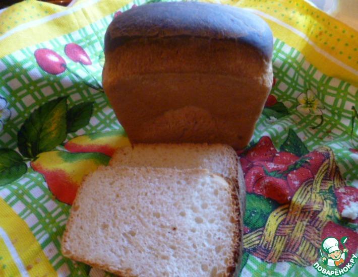 Рецепт: Белый хлеб для бутербродов