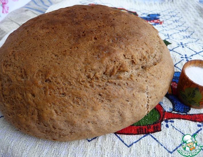 Рецепт: Хлеб ржано-полбовый на чае