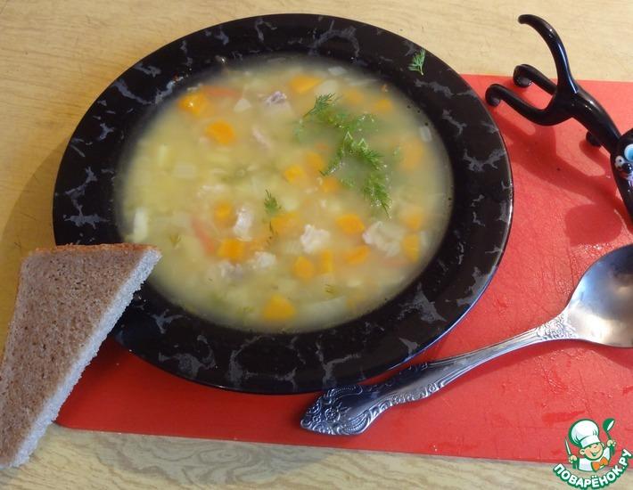 Рецепт: Суп из желтой чечевицы