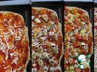 Пицца с мидиями и пицца с мясом ингредиенты