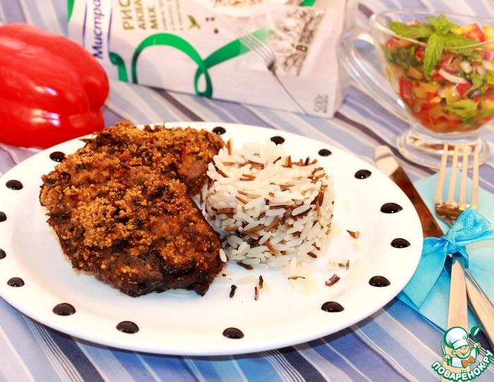 Рецепт: Карбонад из баранины в панировке Пангритата