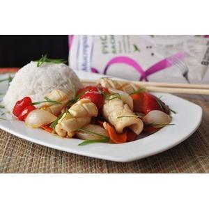 Кальмар с овощами по-китайски