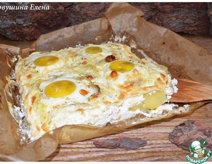 Рецепт: Картофельная запеканка с яйцами Буланжер