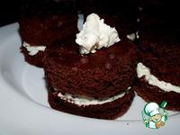 Шоколадные пирожные со сливочно-ванильным кремом ингредиенты