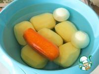 Картофель с овощами и курицей на пару ингредиенты