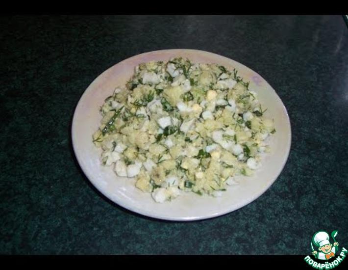 Рецепт: Салат с картофелем и яйцом