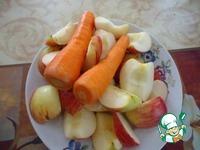 Оладьи морковно-яблочные ингредиенты