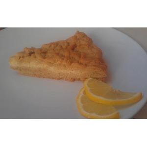 Лимонный пирог с творогом на песочном тесте