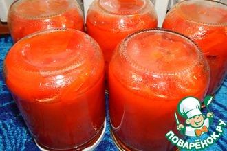 Рецепт: Маринованый перец в томатном соусе