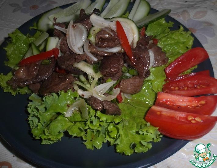 Рецепт: Салат из баранины по-тайски