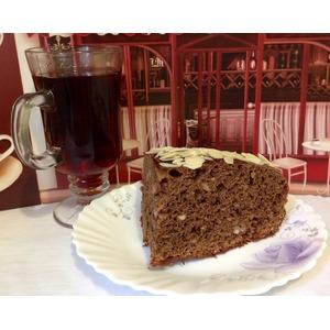 Шоколадно-кофейный пирог с орехами Белочка