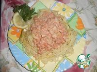 Спагетти с креветками в чесночном соусе ингредиенты