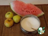 Яблочно-арбузное варенье ингредиенты