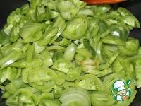 Салат из зелёных помидоров Осенний ингредиенты
