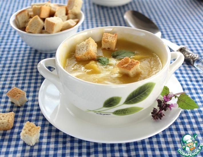 Рецепт: Суп-пюре из тыквы и груши