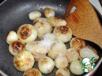Жареный картофель с карамелизированным луком ингредиенты