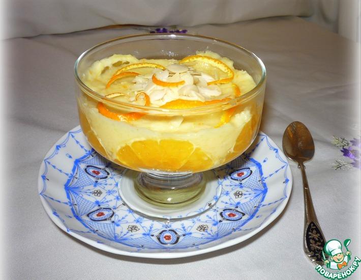 Рецепт: Рисовый пудинг с ароматом апельсина и кардамона