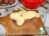 Бочонки из свинины с овощами с жаренным картофелем ингредиенты