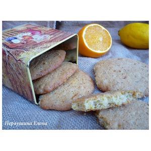 Овсяное печенье с маком и апельсиновой цедрой