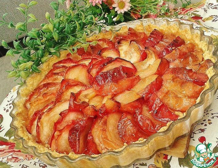 Рецепт: Нормандский яблочный пирог