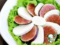 Салат а-ля капрезе с инжиром ингредиенты