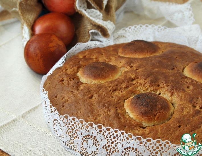 Рецепт: Португальский пасхальный хлеб Фолар