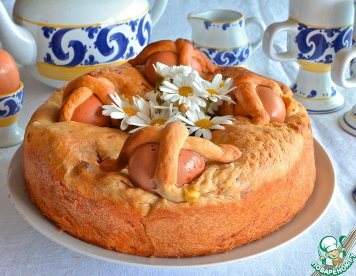 Рецепт: Неаполитанский пасхальный пирог Касатьелло
