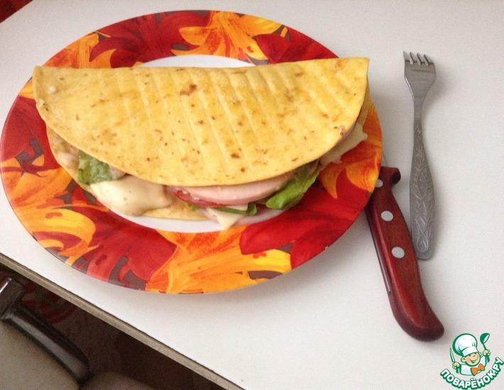 Рецепт: Мексиканский сэндвич