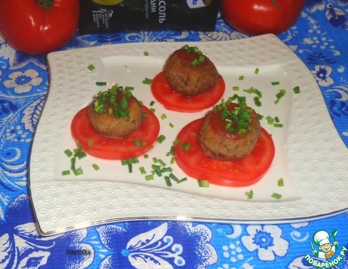 Рецепт: Тефтели под томатно-имбирным соусом