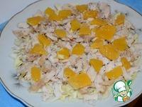 Салат с курицей, апельсином и карамелизированными орехами ингредиенты