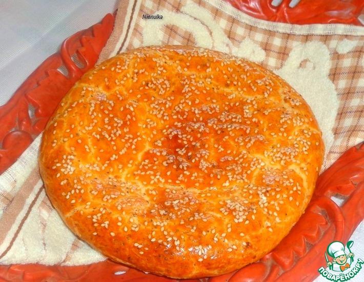 Рецепт: Творожный пирог с вишнёвой начинкой