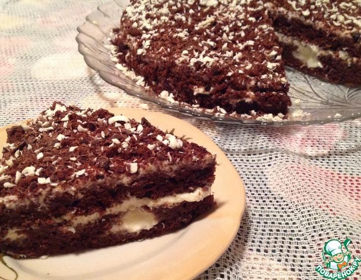 Рецепт: Торт Шоколадный Сюрприз с кабачком