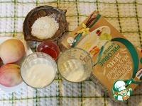 Персиково-рисовый смузи с кокосовой стружкой ингредиенты