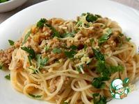 Спагетти в перечно-мясном соусе ингредиенты