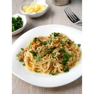 Спагетти в перечно-мясном соусе
