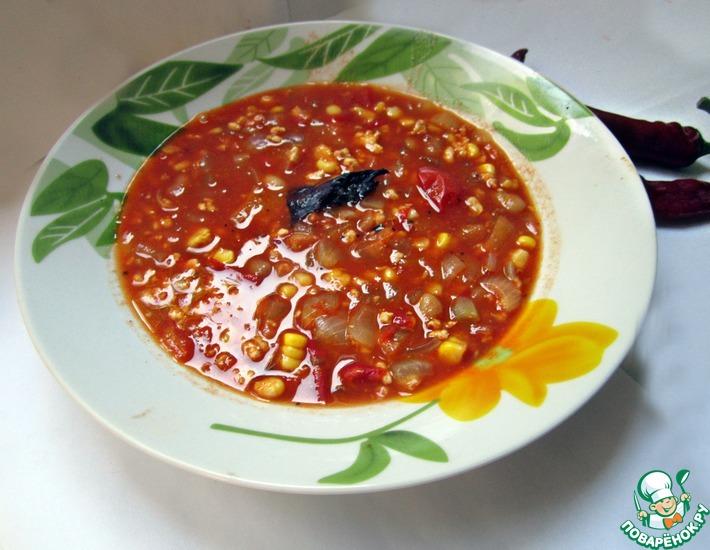 Рецепт: Мексиканский суп