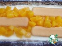 Десерт из сливочного сыра с персиками ингредиенты