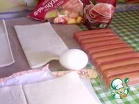 Сосиски в тесте с кетчупом и майонезом ингредиенты
