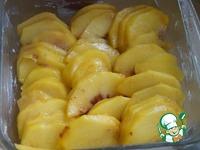 Заливной пирог с персиками ингредиенты