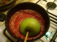 Яблоко в карамели ингредиенты
