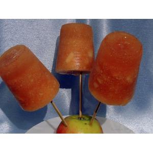Яблочный фруктовый лёд с грушей