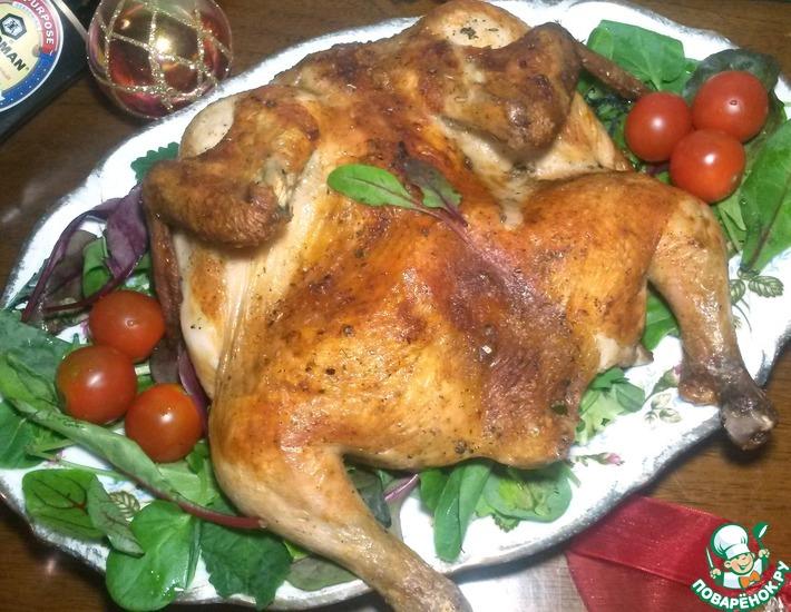 Рецепт: Цыпленок, запеченный в духовке
