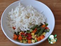 Свиная рулька, фаршированная рисом и овощами ингредиенты