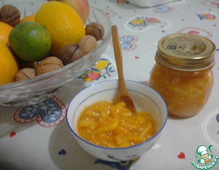 Рецепт: Апельсиновое варенье