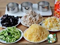 Салат с рисом, курицей и черносливом ингредиенты