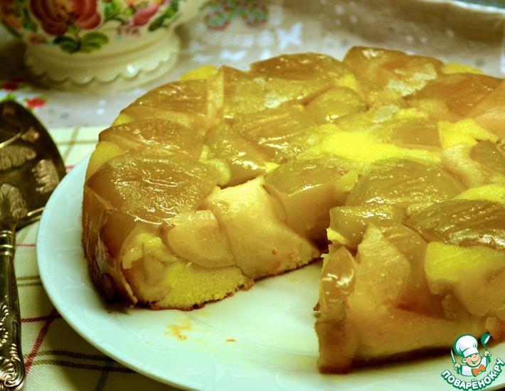 Рецепт: Яблочный пирог Янтарный