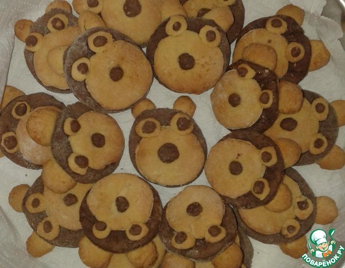 Рецепт: Детское печенье Медвежата
