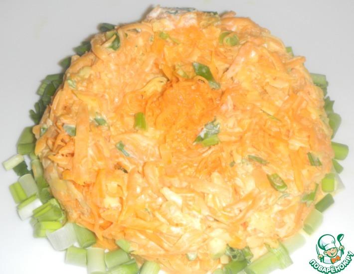 Рецепт: Острый салат из тыквы и сыра