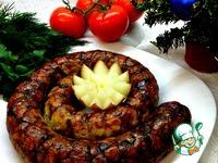 Куриная домашняя колбаса с гречкой и грибами ингредиенты